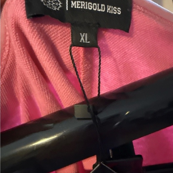 Women’s XL Barbie Pink Soft Plush Relaxed Sweatshirt “here For The Pie” - Picture 5 of 8